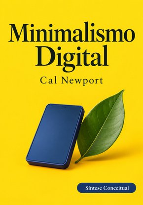 Ilustração autoral para a síntese de Minimalismo Digital