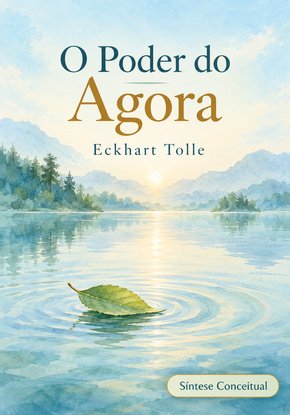 Ilustração autoral para a síntese de O Poder do Agora