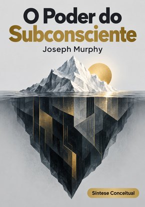 Ilustração autoral para a síntese de O Poder do Subconciente