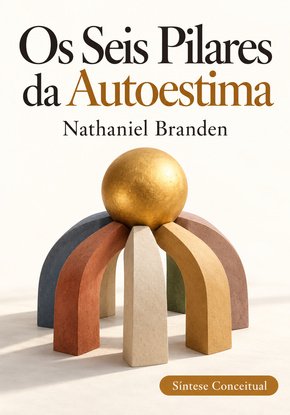 Ilustração autoral para a síntese de Os Seis Pilares da Autoestima