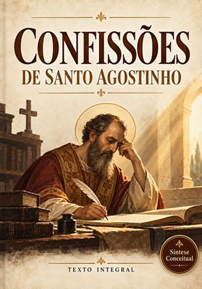 Ilustração autoral para a síntese de Confissões de Santo Agostinho