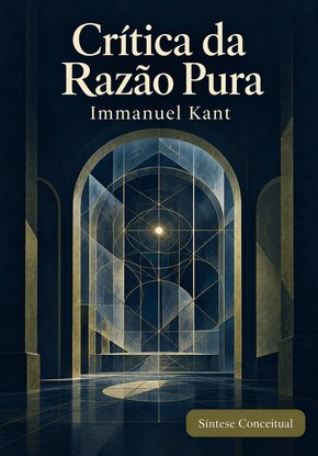 Ilustração autoral para a síntese de Crítica da razão pura