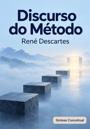 Ilustração autoral para a síntese de Discurso do método