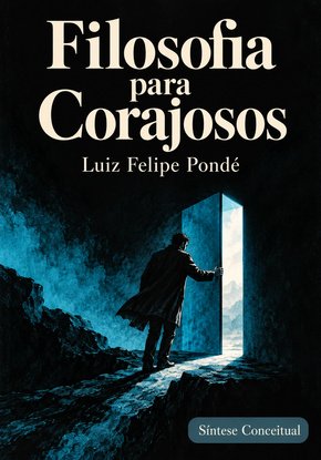 Ilustração autoral para a síntese de Filosofia para corajosos