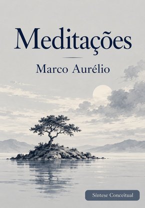 Ilustração autoral para a síntese de Meditações