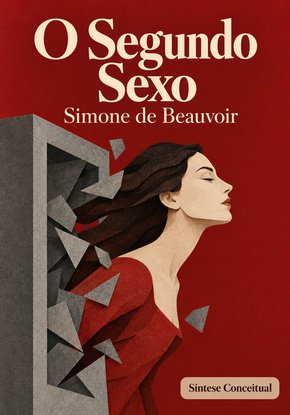 Ilustração autoral para a síntese de O Segundo Sexo