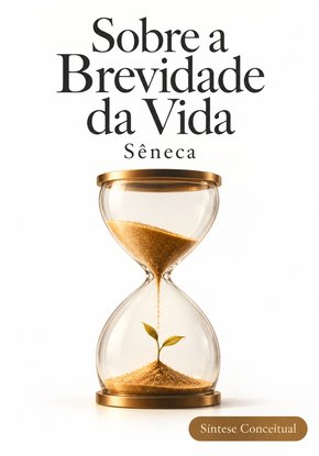 Ilustração autoral para a síntese de Sobre a brevidade da vida