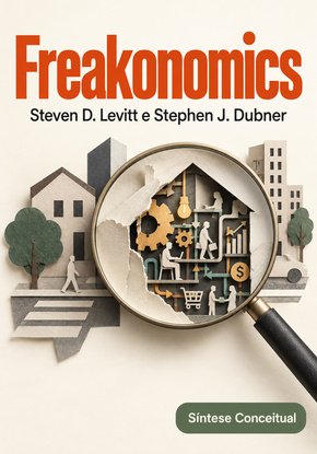 Ilustração autoral para a síntese de Freakonomics