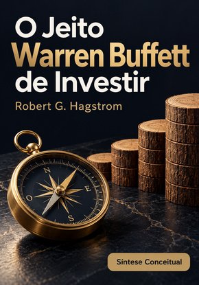 Ilustração autoral para a síntese de O Jeito Warren Buffett de Investir