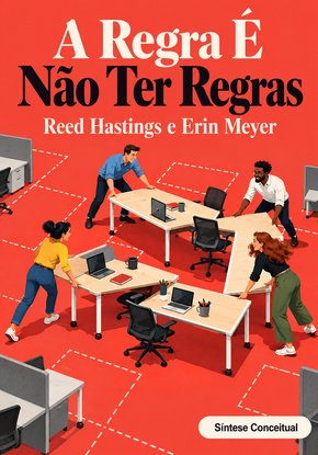 Ilustração autoral para a síntese de A regra é não ter regras