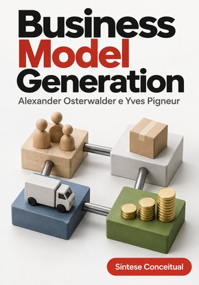 Ilustração autoral para a síntese de Business Model Generation