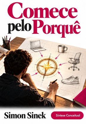 Ilustração autoral para a síntese de Comece pelo Porquê