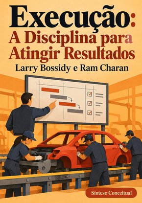 Ilustração autoral para a síntese de Execução - A disciplina para atingir resultados