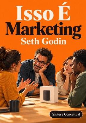 Ilustração autoral para a síntese de Isso é Marketing