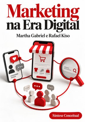 Ilustração autoral para a síntese de Marketing na Era Digital