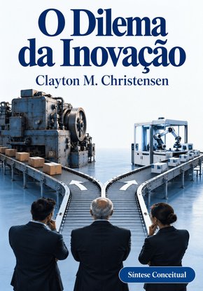 Ilustração autoral para a síntese de O dilema da inovação