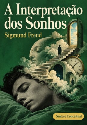 Ilustração autoral para a síntese de A interpretação dos sonhos