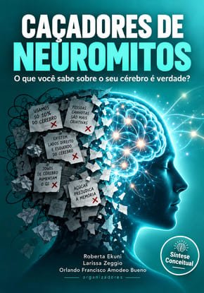 Ilustração autoral para a síntese de Caçadores de Neuromitos