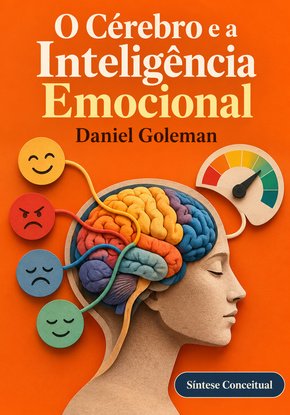 Ilustração autoral para a síntese de O cérebro e a inteligência emocional
