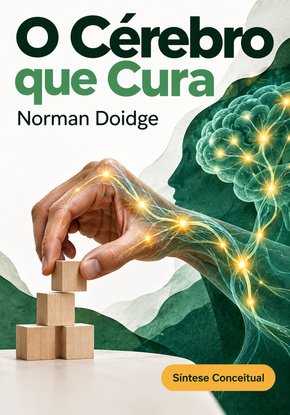 Ilustração autoral para a síntese de O cérebro que cura