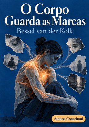Ilustração autoral para a síntese de O corpo guarda as marcas