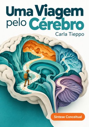 Ilustração autoral para a síntese de Uma viagem pelo cérebro