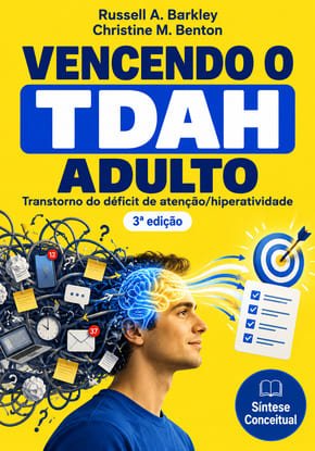 Ilustração autoral para a síntese de Vencendo o TDAH Adulto