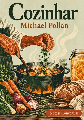Ilustração autoral para a síntese de Cozinhar