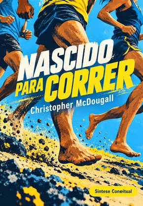 Ilustração autoral para a síntese de Nascido para correr