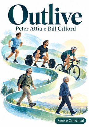 Ilustração autoral para a síntese de Outlive