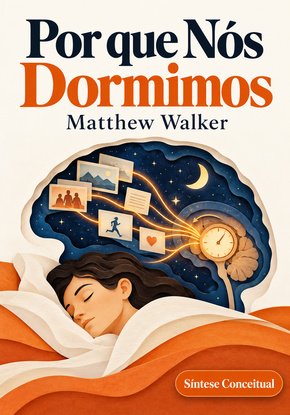 Ilustração autoral para a síntese de Por que nós dormimos